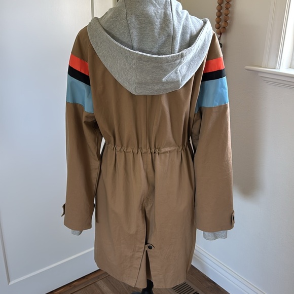 P.E Nation Caribeener Sports Trench Coat Medium EUC Incl Tags - Picture 9 of 11